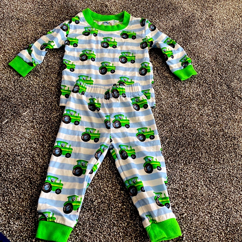 Proctor Perfect Pima Tractor Pajamas